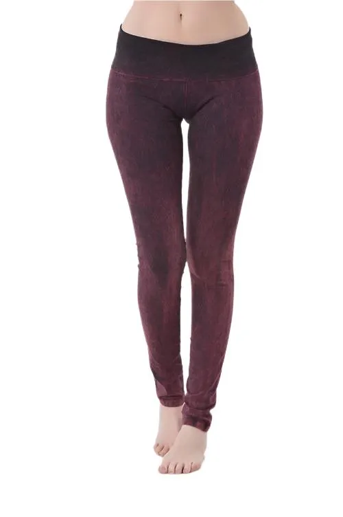 T-Party Fold Over Mineral Wash Legging CJ72219