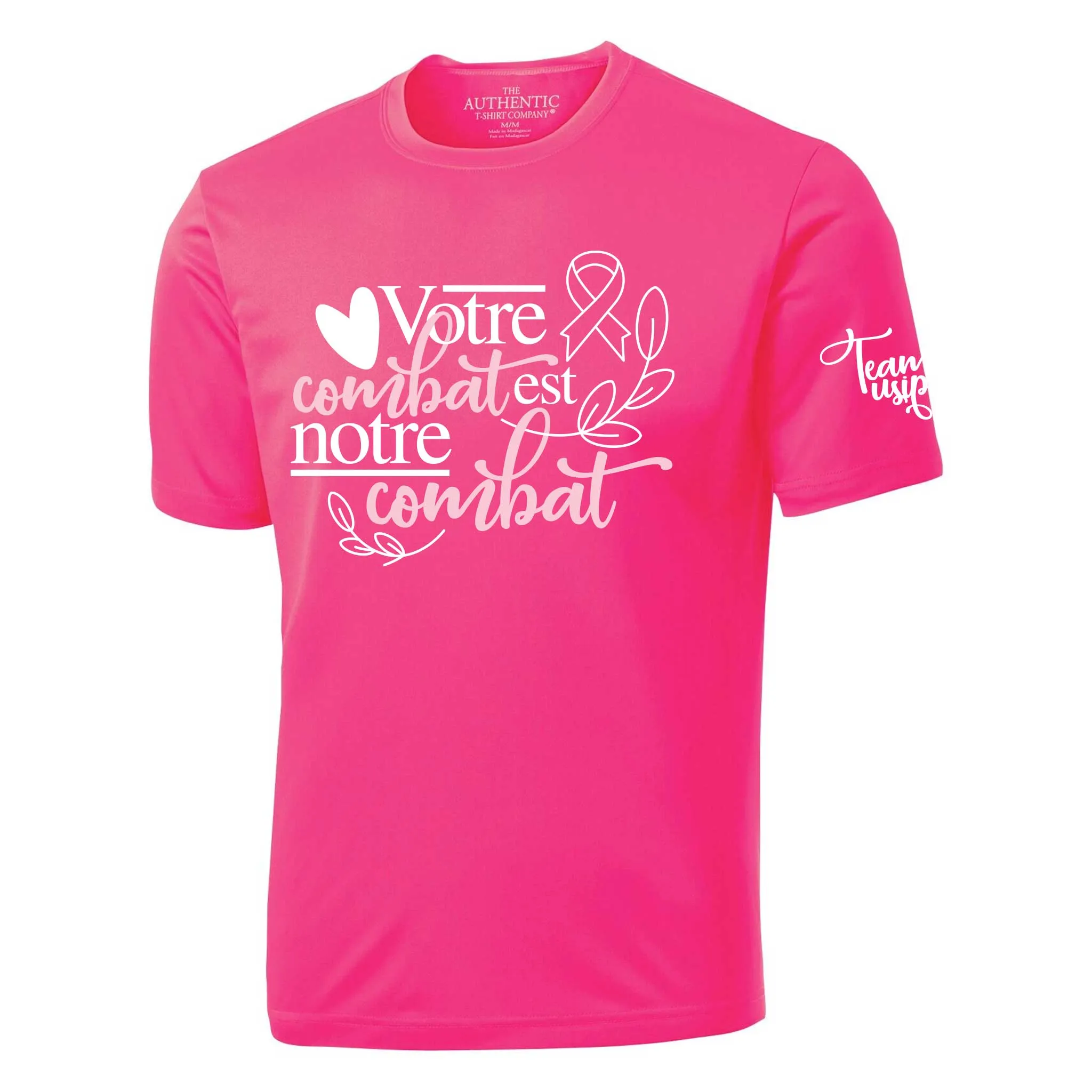 T-shirt Combat Cancer du Sein - Team USIP