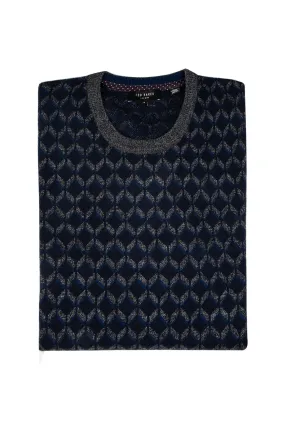 Ted Baker Jumper Blue Knit