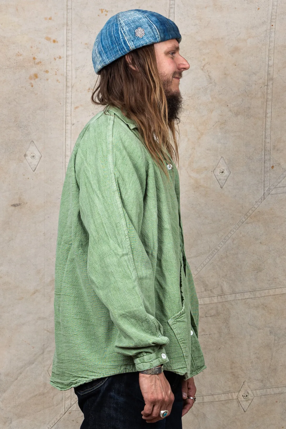 Tender Type 431 Long Sleeve Raglan Wallaby Shirt Viridian Green