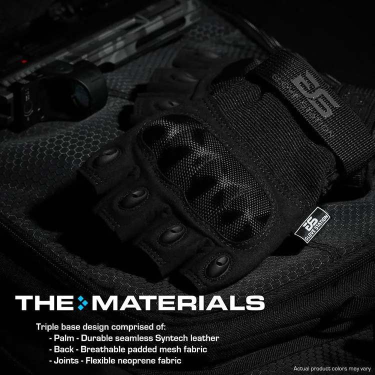 The Combat Fingerless Tactical Gloves - Multiple Variants