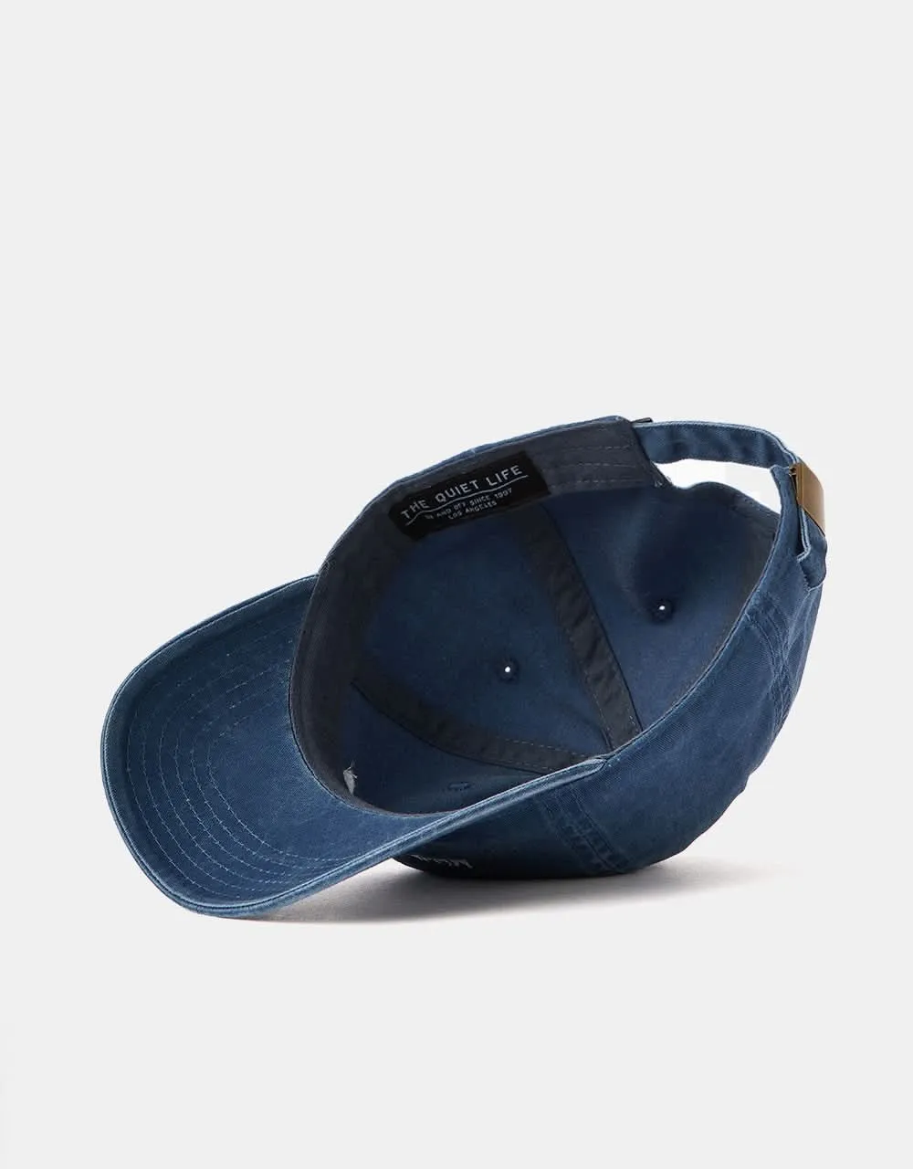 The Quiet Life Middle of Nowhere Desert Serif Dad Cap - Blue