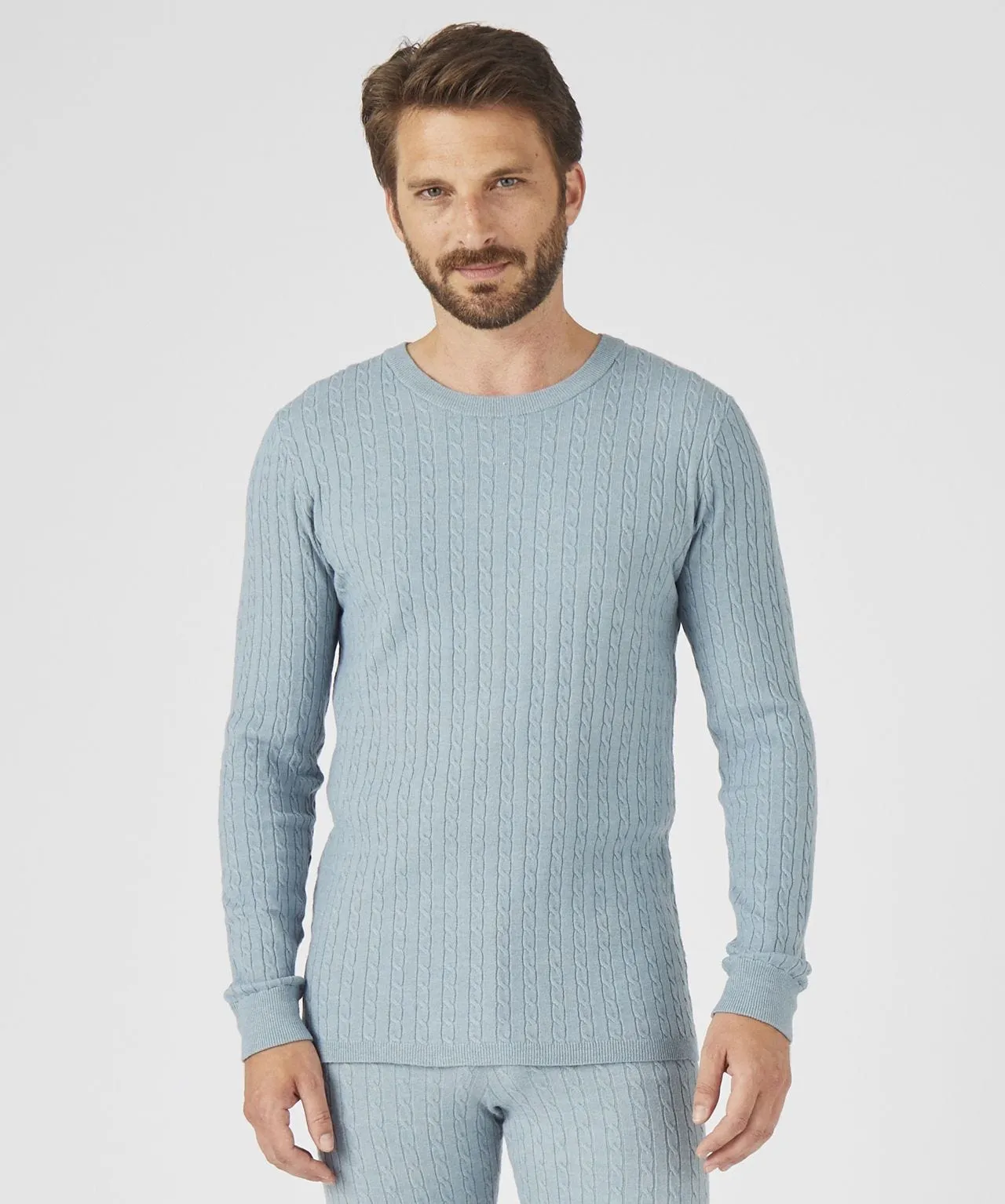 Thermal Cable Knit Top