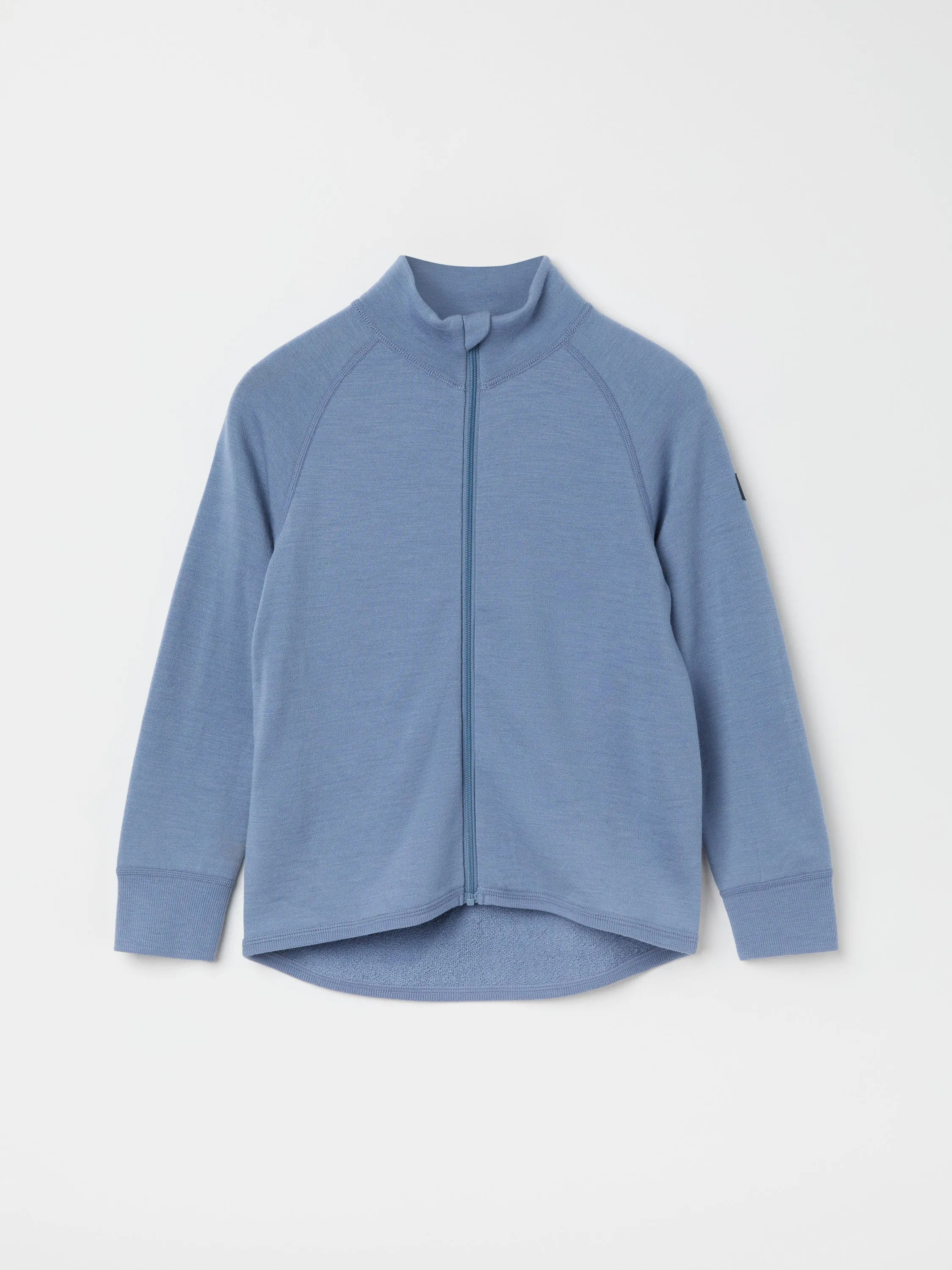 Thermal Terry Merino Kids Zip Top