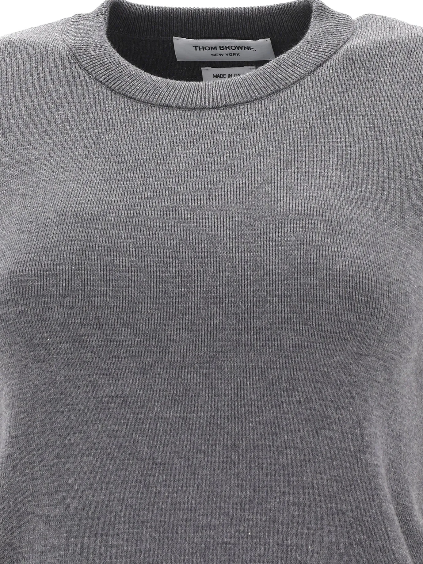 Thom Browne 4-Bar Crewneck Knit Jumper