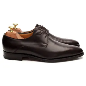 'Tiverton' Dark Brown Leather Derby UK 8 E