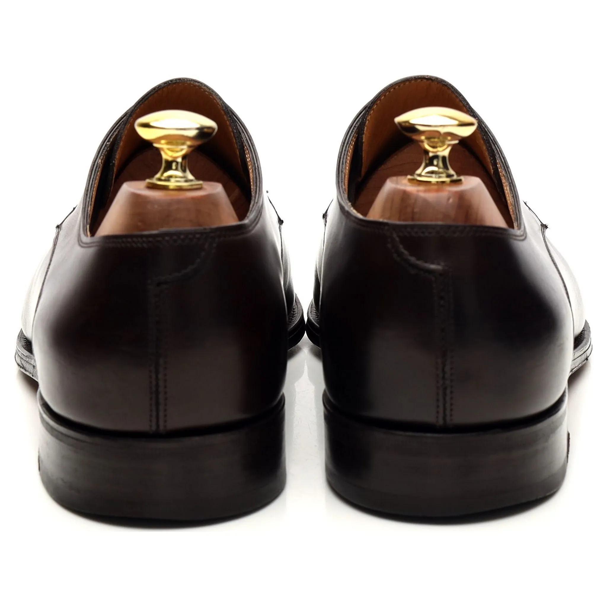 'Tiverton' Dark Brown Leather Derby UK 8 E