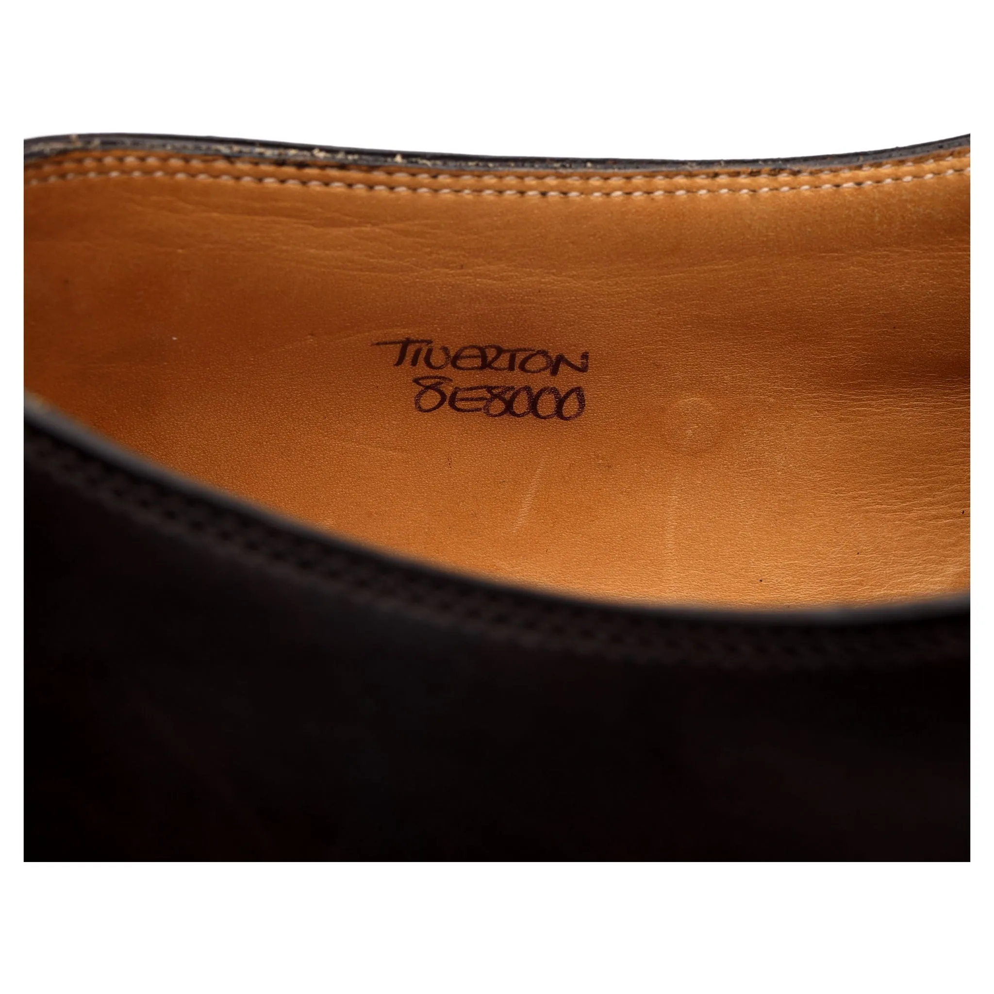 'Tiverton' Dark Brown Leather Derby UK 8 E