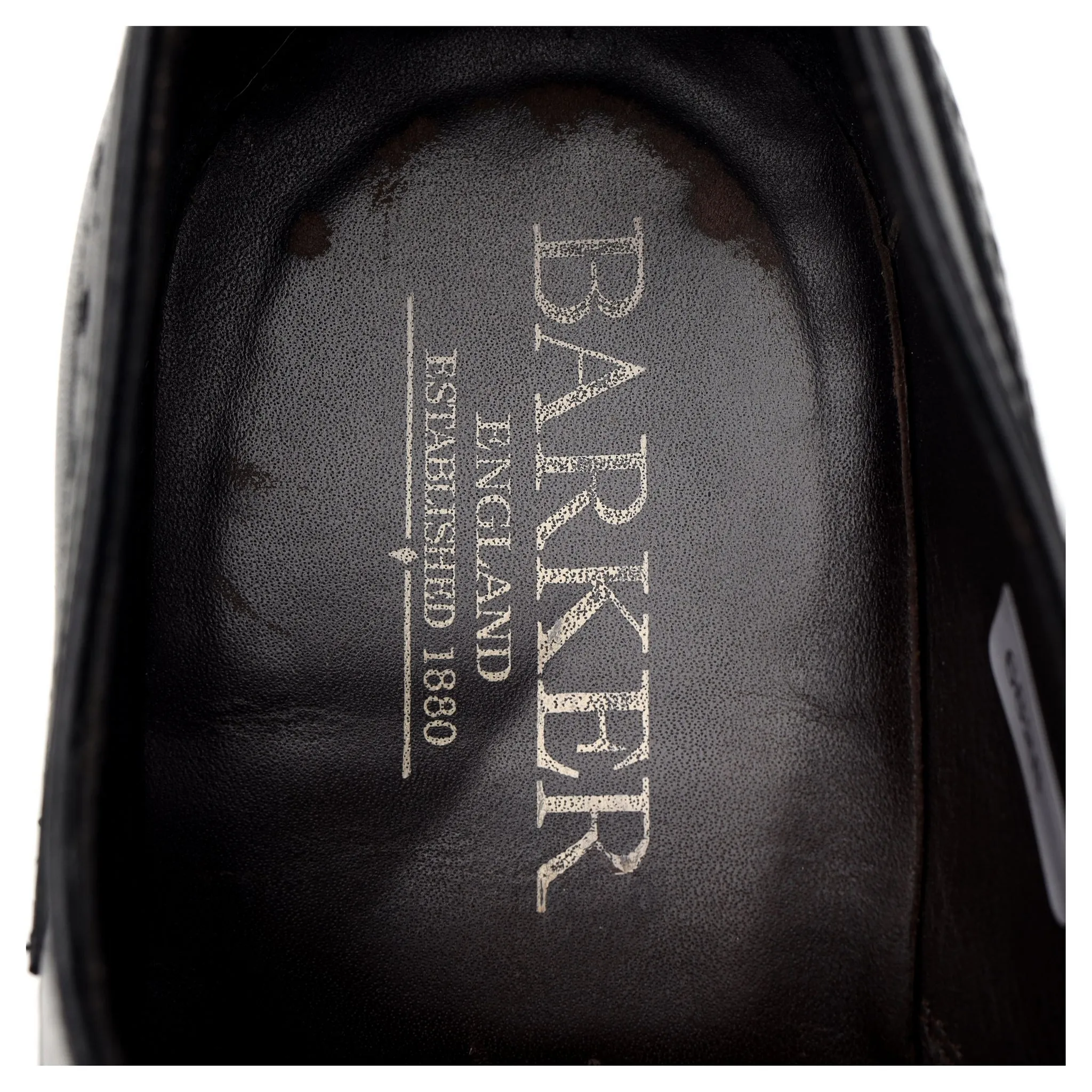 'Toddington' Black Leather Derby Brogues UK 10.5 G