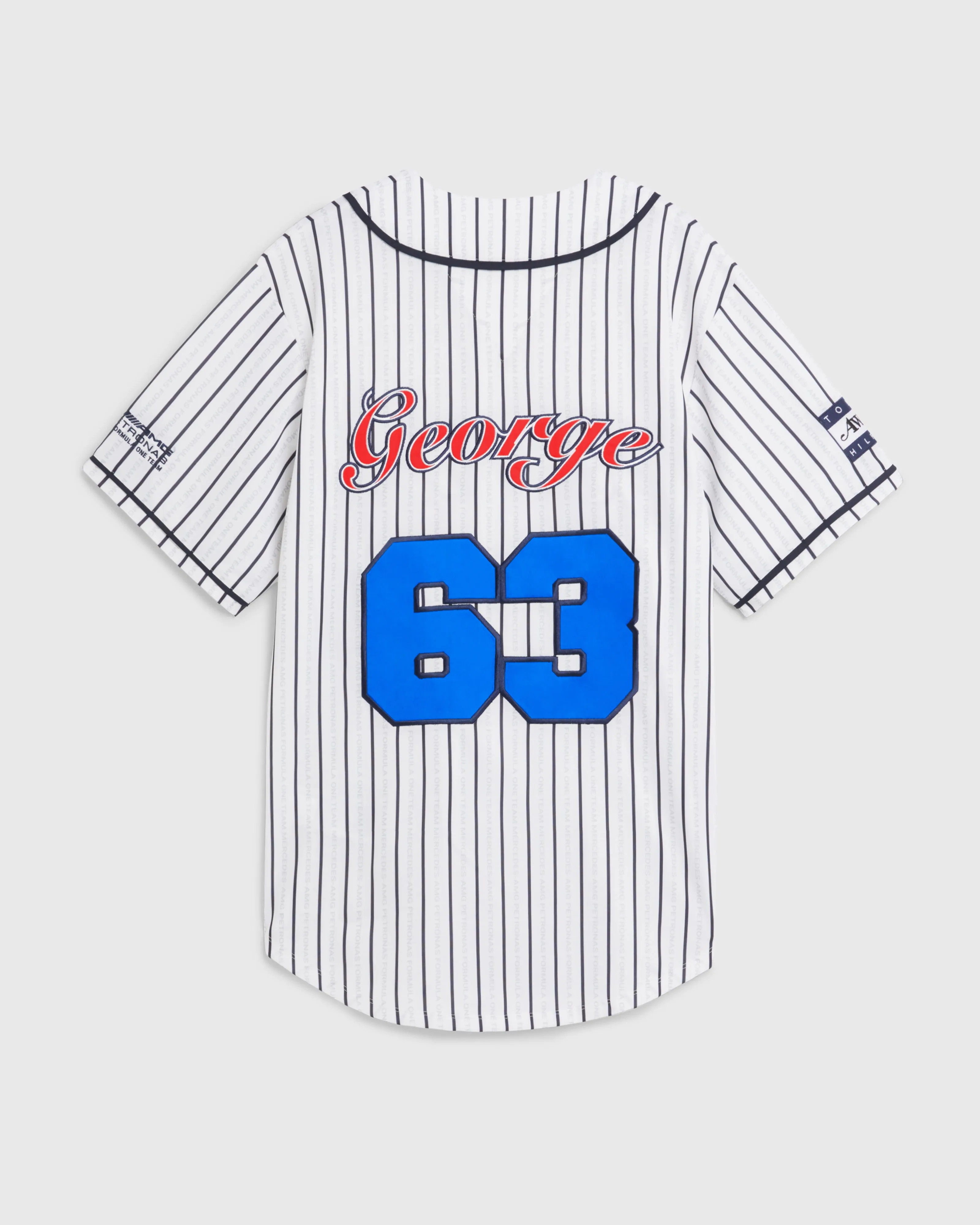 Tommy x Mercedes-AMG F1 x Awake NY Baseball Jersey White/Desert 63