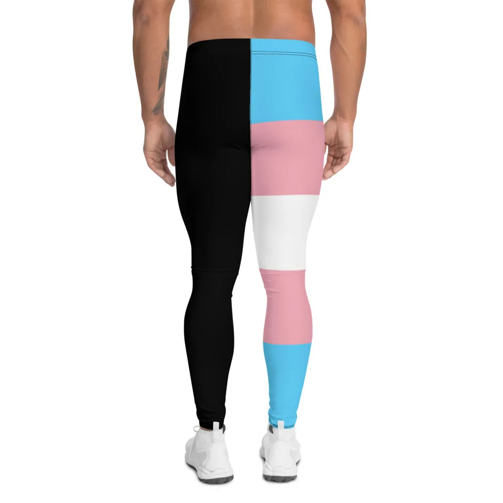 Trans Colours and Black Boyfriend Gym Fitness Base-Layer