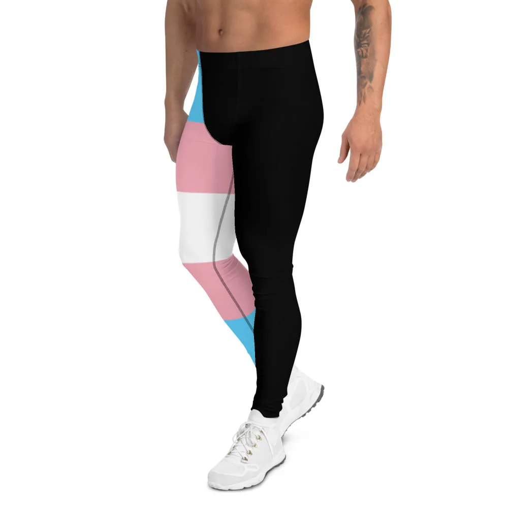 Trans Colours and Black Boyfriend Gym Fitness Base-Layer