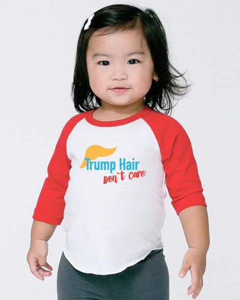 Trump Hair Red Raglan