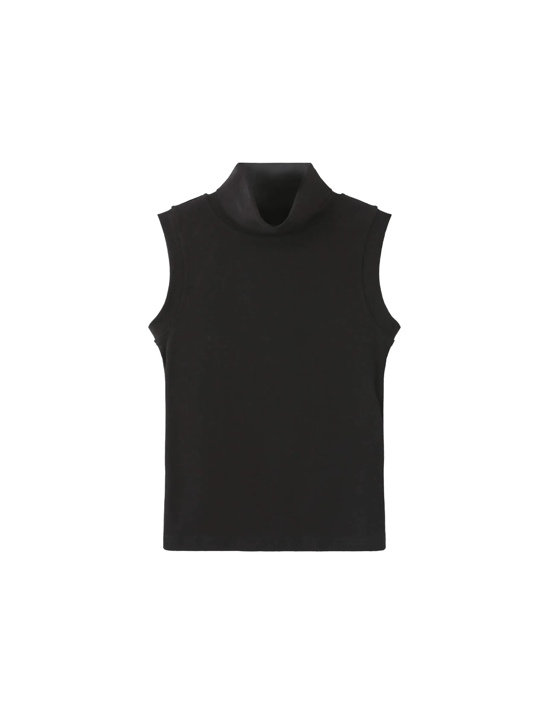 Turtleneck Fitted Vest