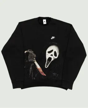 VA-AW21-269 SCREAM TAPESTRY RETRO REWORK CREWNECK