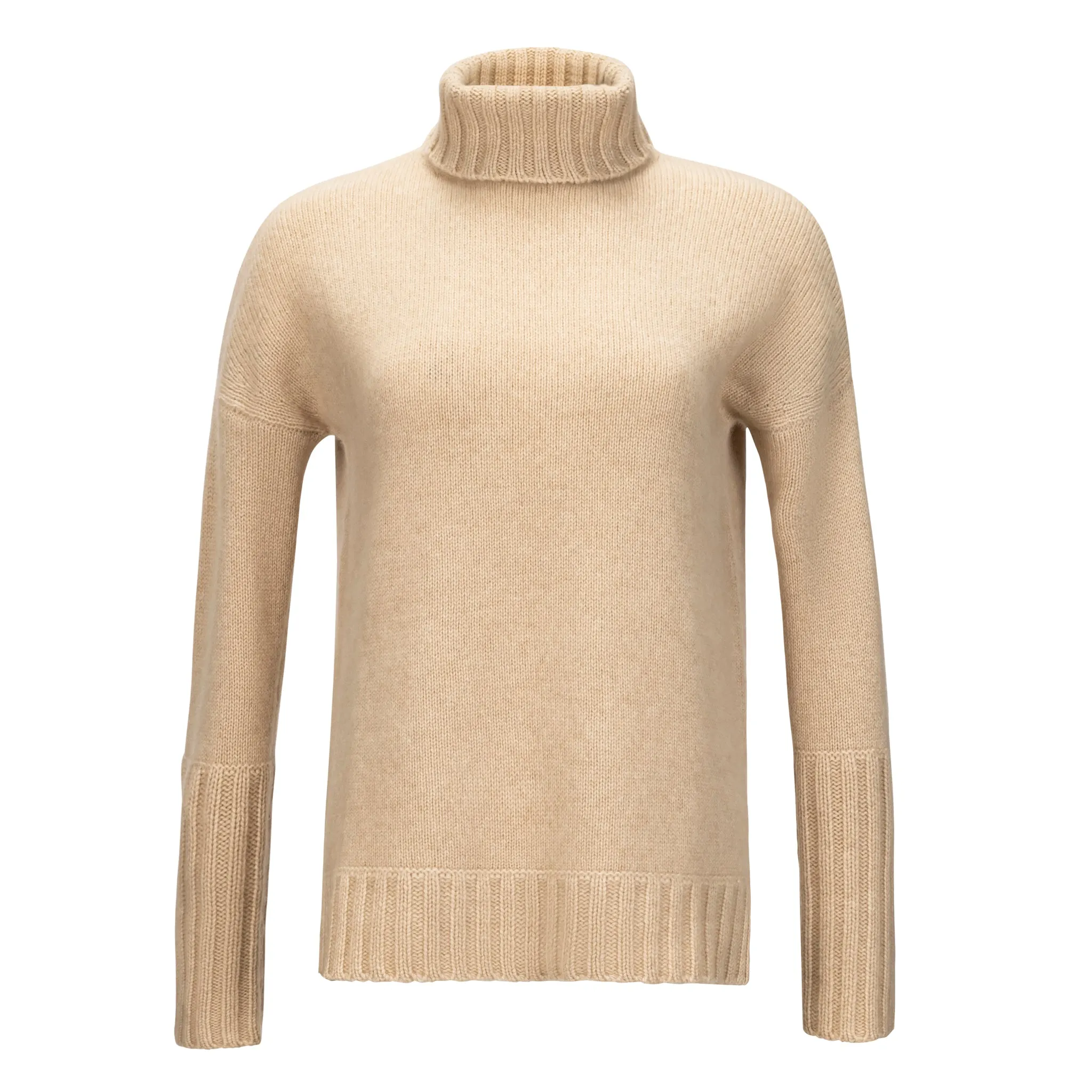 Victory Cashmere Turtleneck - Sand