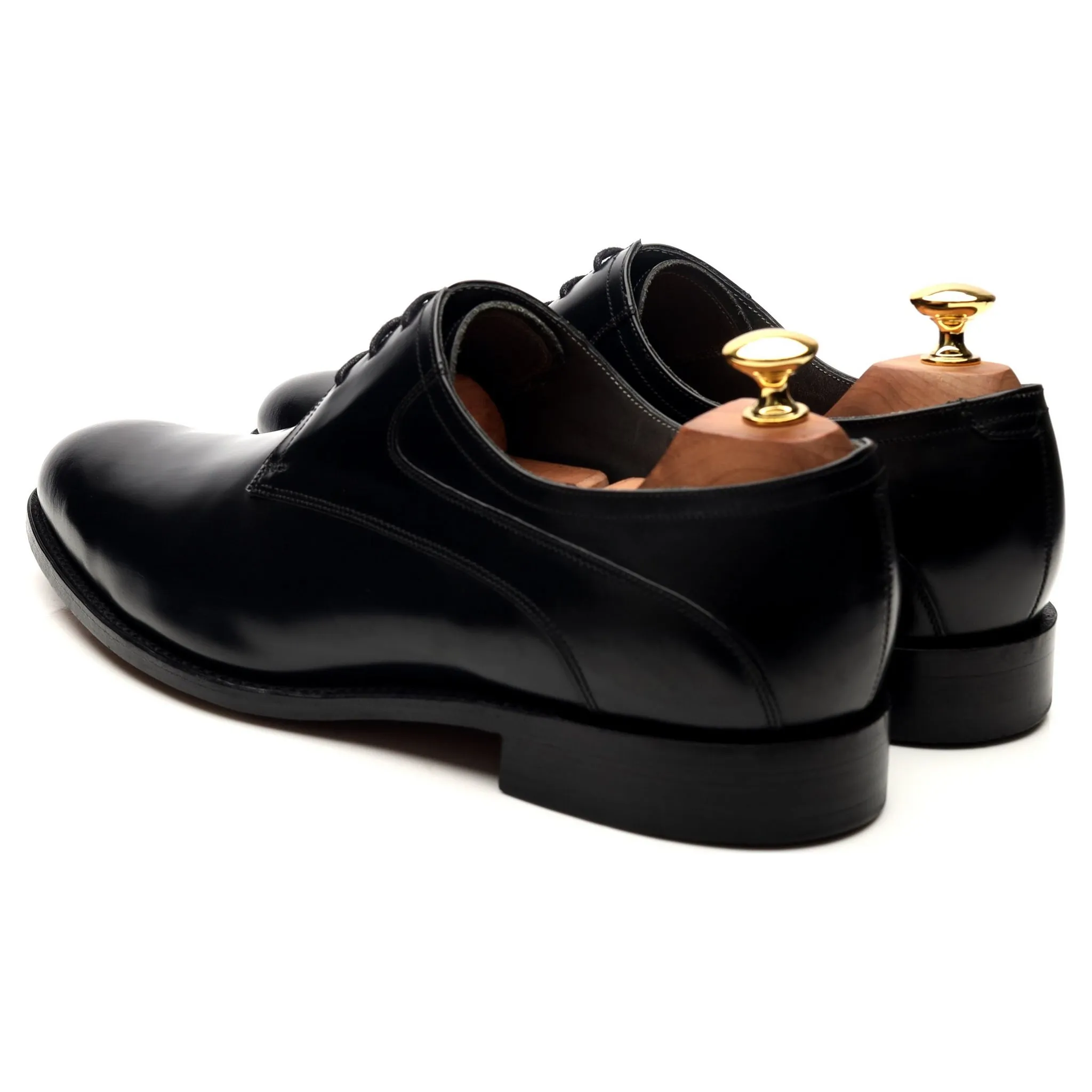 'Wickham' Black Leather Derby UK 9 G