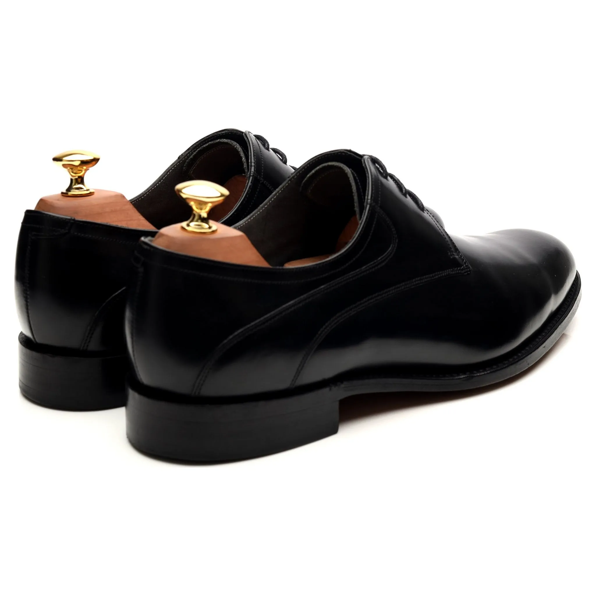 'Wickham' Black Leather Derby UK 9 G