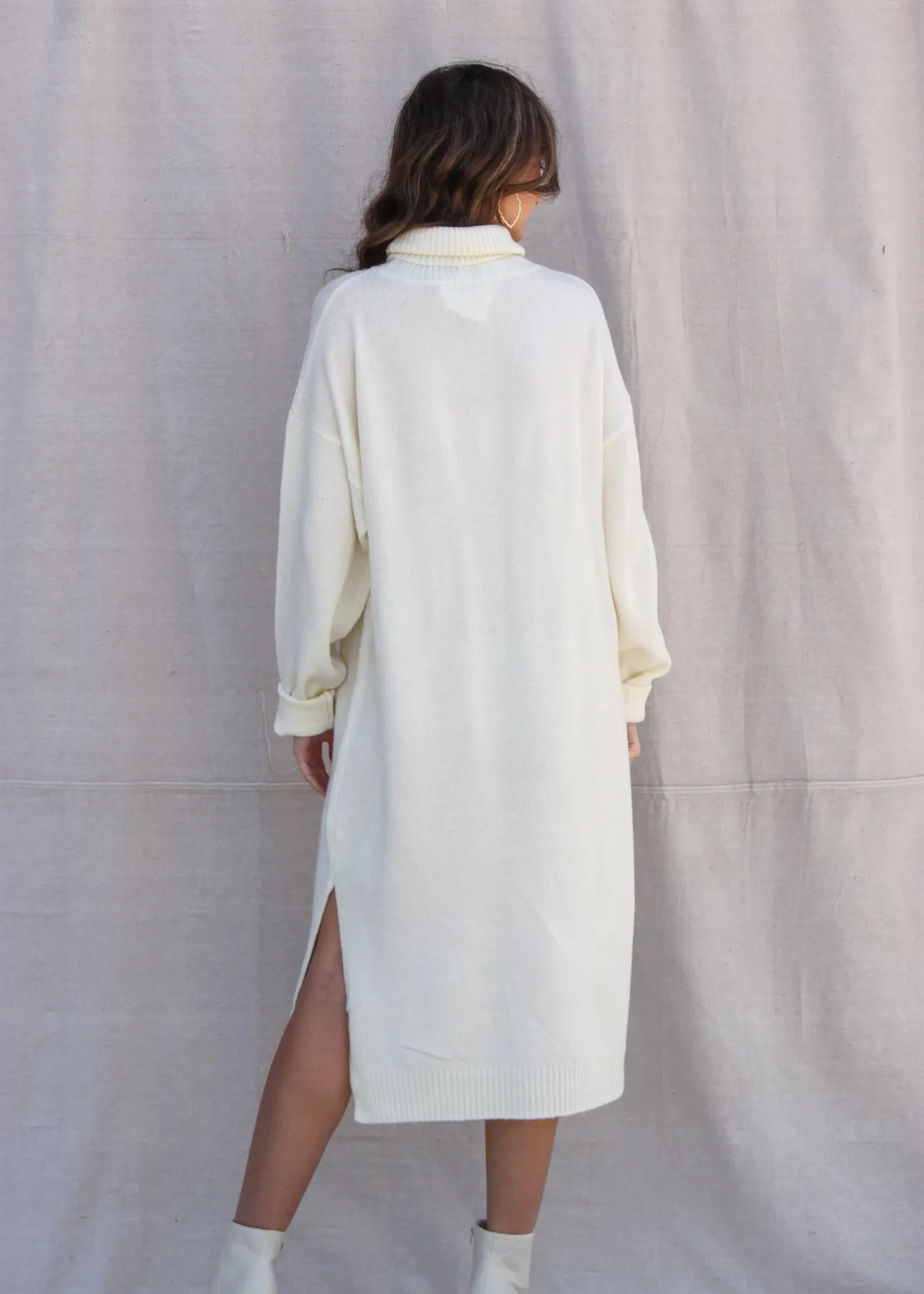 Winter Whispers Sweater Dress