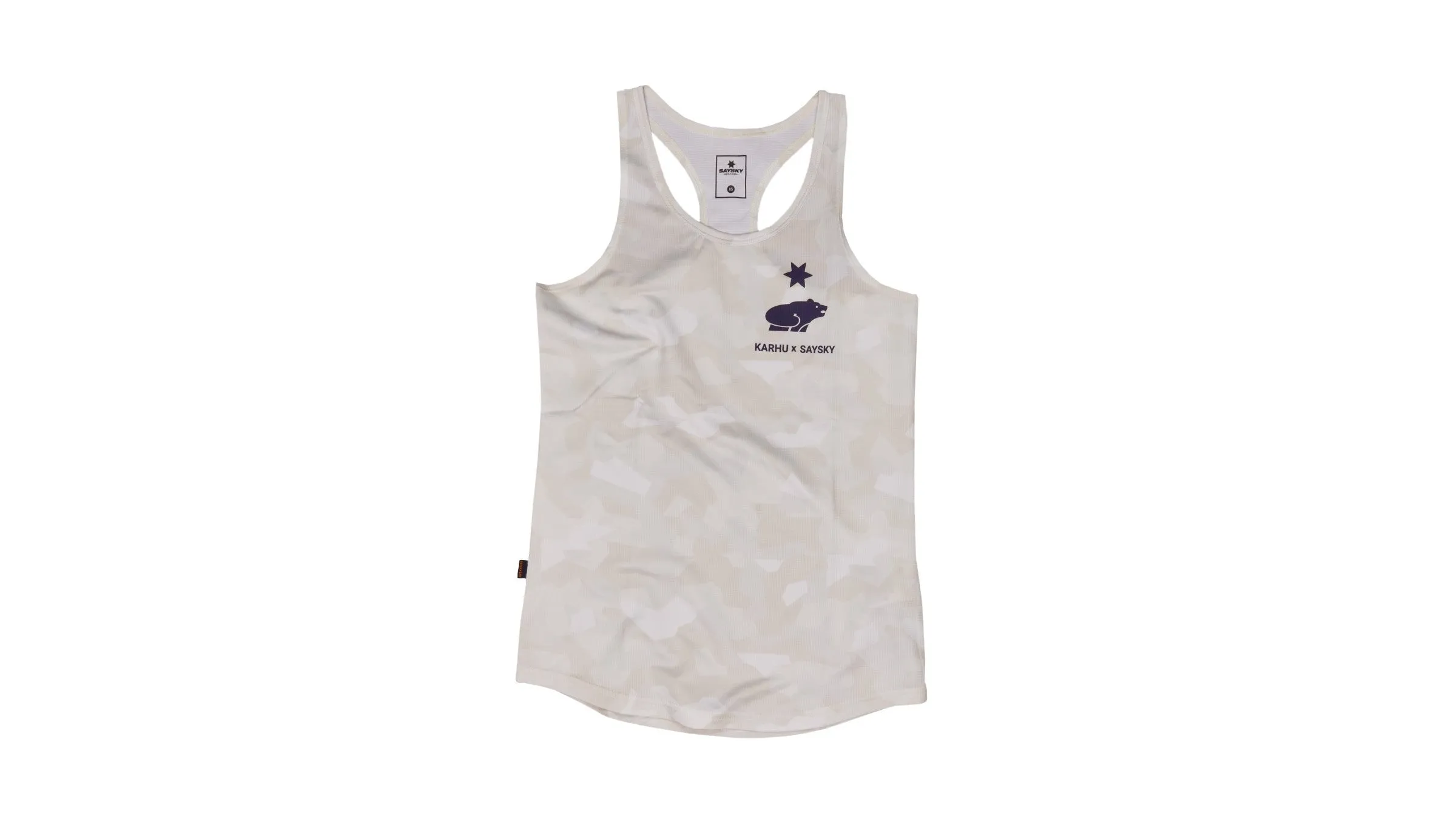 WOMEN’S KARHU X SAYSKY COMBAT SINGLET - WHITE SPLINTER CAMO