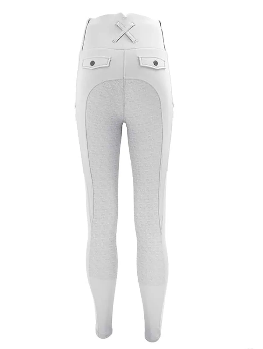 Woof Wear Competition Riding Tights White